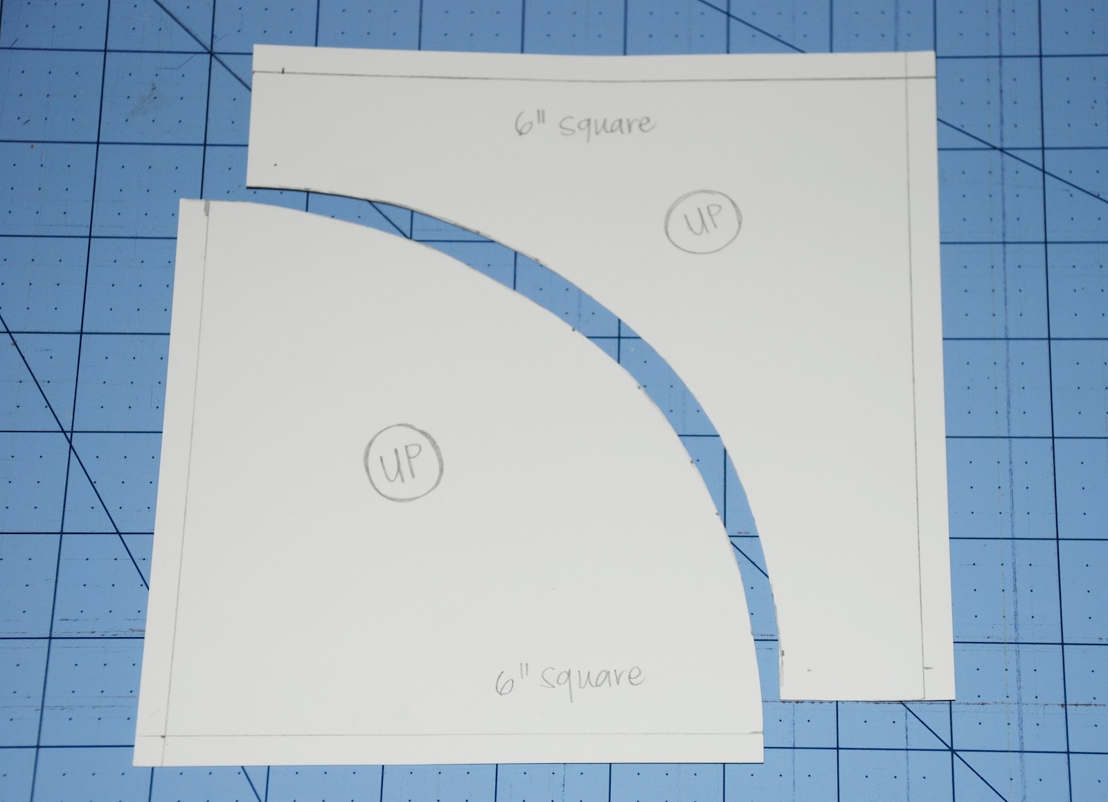 Charley, Dee, & Me Make Your Own QuarterCircle Template