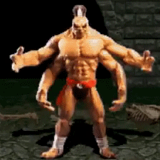 Awesome Goro Mortal Kombat Gifs  Dancing baby, Mortal kombat, Animated gif