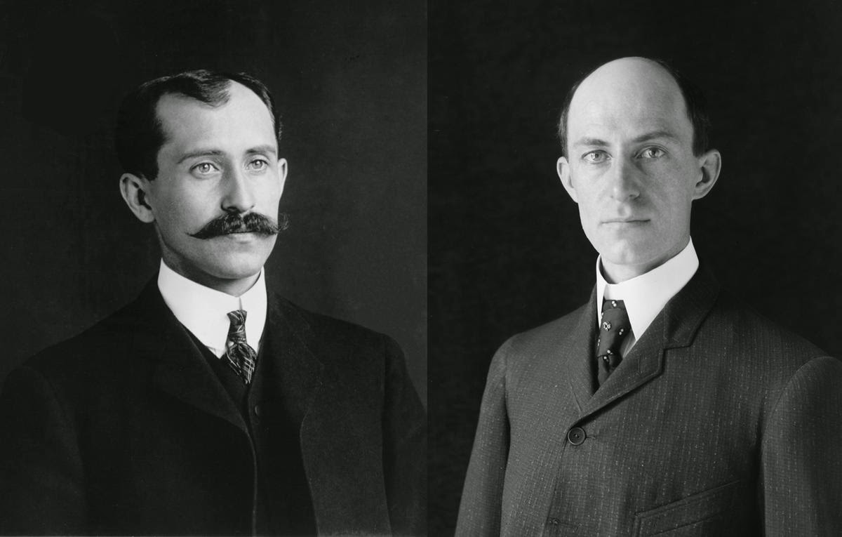 This is What Wilbur Wright and Orville Wright Looked Like  in 1905 