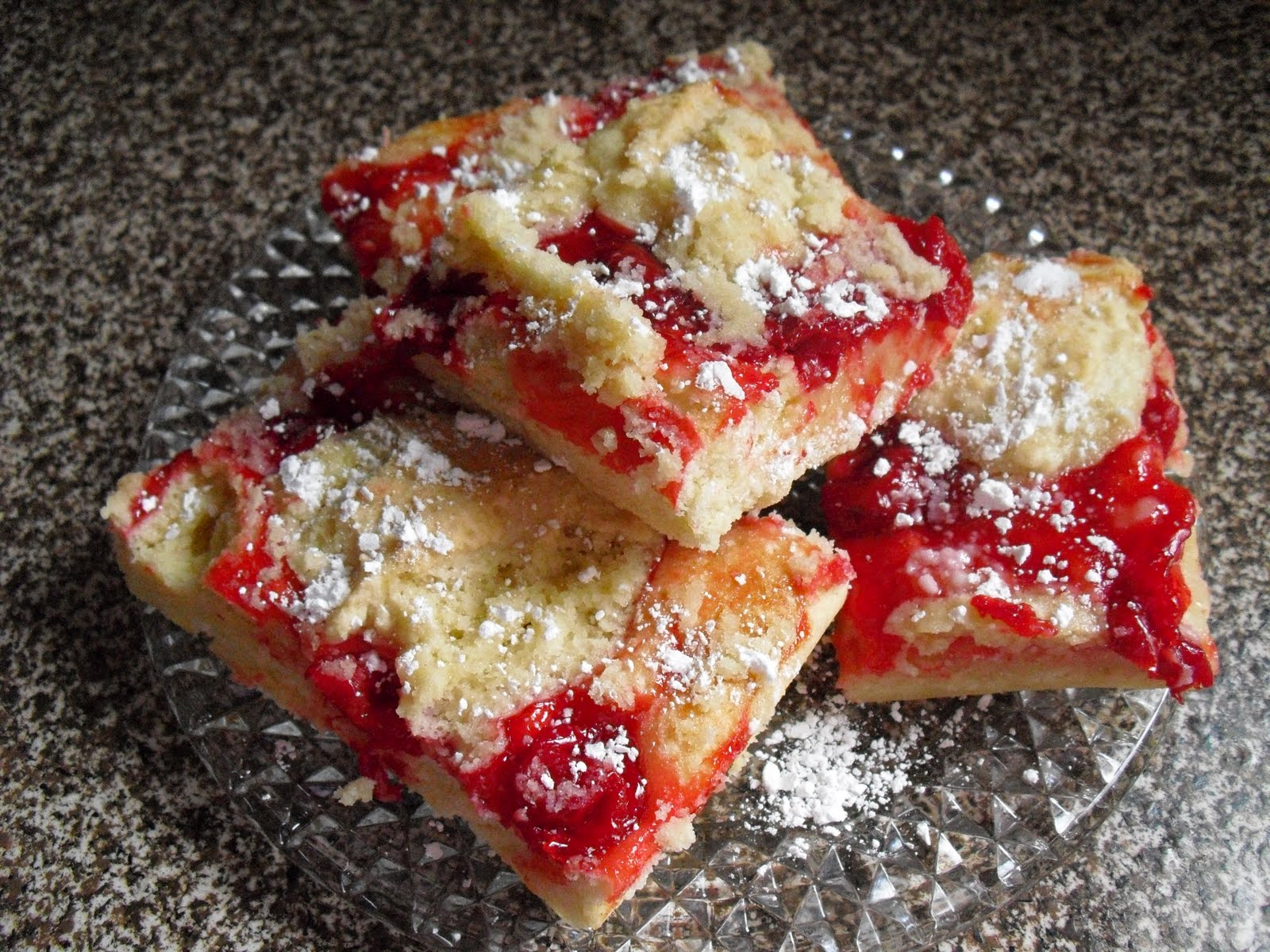 Lindsey's Kitchen Cherry Marble Bars