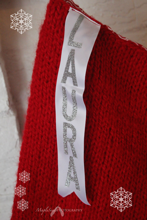 MapleSeeds Home: Pattern: Giant Knitted Christmas Stocking