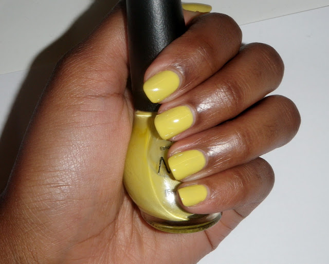 Review and swatches of Ladies In The Limelight yellow green color by Nicole by OPI Kardashian Kolors CVS exclusive for spring 2012.
