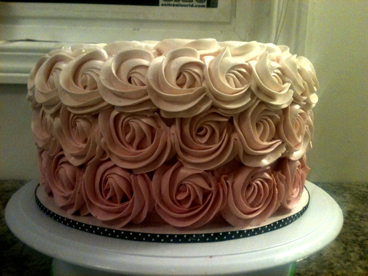 Sweet Treats by Jen Buttercream Rose Cake