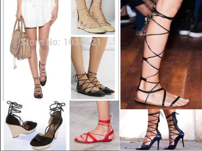 nu pied lacet mollet