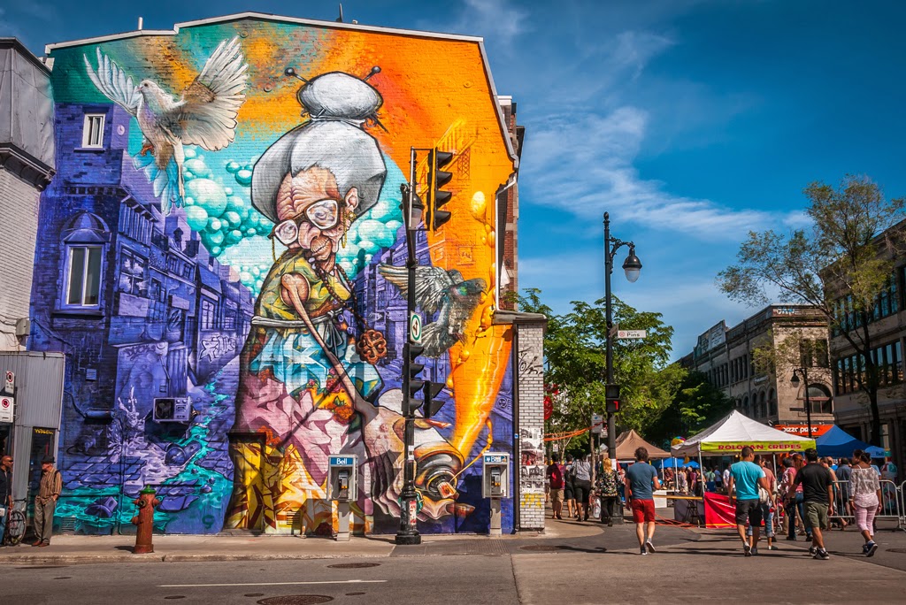 Murmure Visible Mural Festival 2014 Festival d'art public à Montréal
