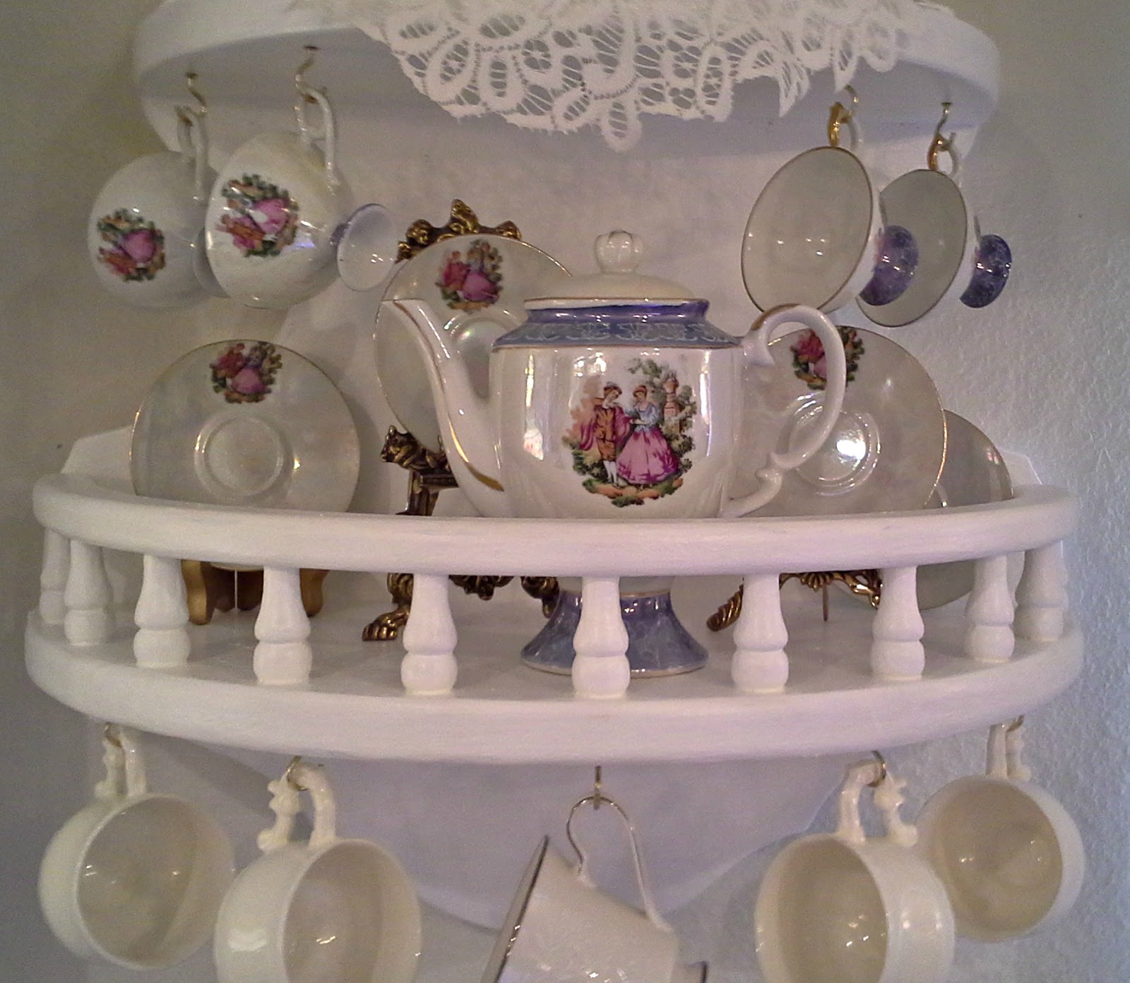 Penny's Vintage Home Tea Cup Shelf