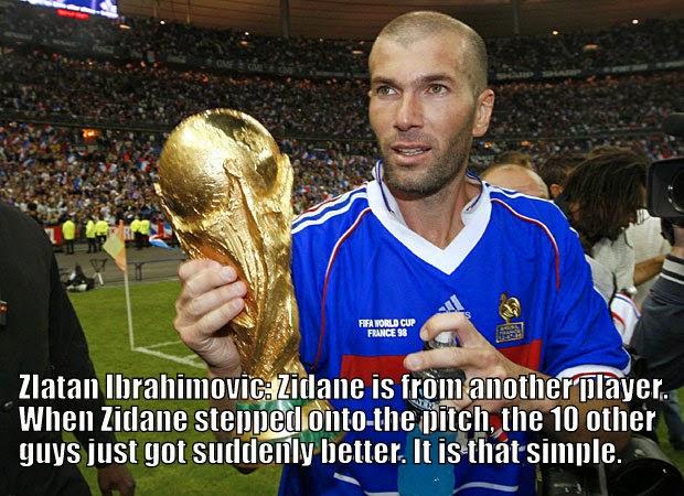 Quotes on Zinedine Zidane 10