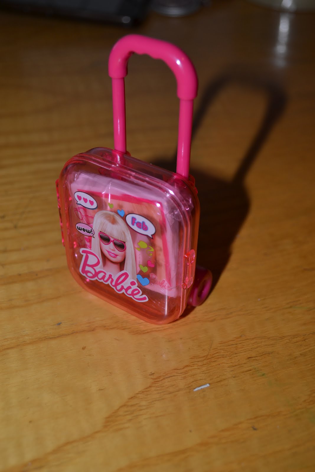 Mi Colección de Gomas de Borrar: Carrito Barbie
