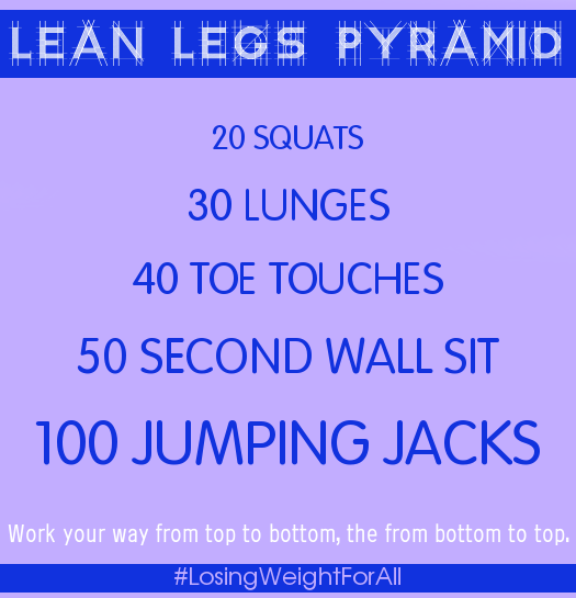 Lean Legs Pyramid Workout