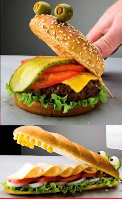 Gubahan Burger Kreatif Membuka Selera Anak