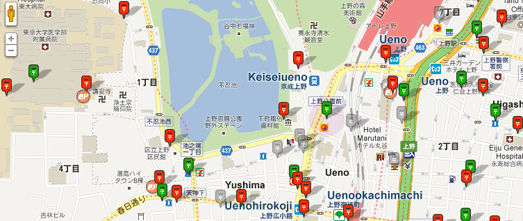 The site uses Google Maps to provide a crowd-sourced map of post box