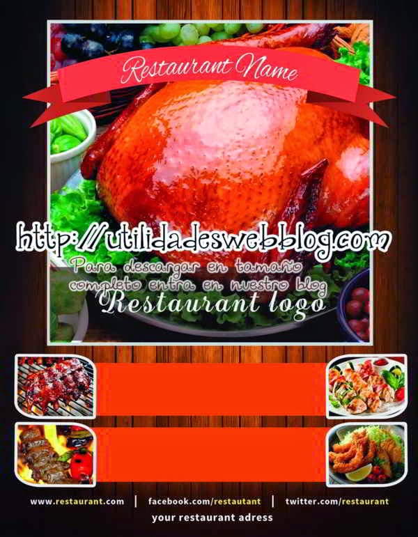 plantillas para menus de restaurantes editables en word gratis