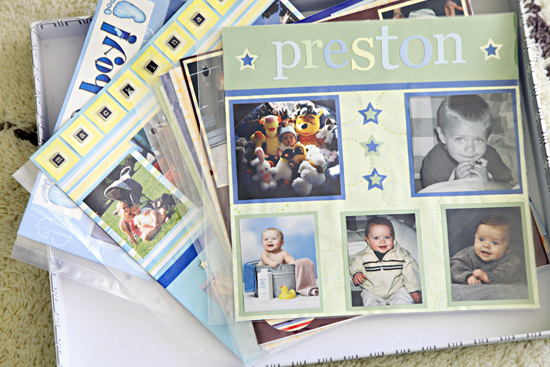 Photo Keeper Storage Bin, Photo Keeper Box, Personalized Photo Storage Bin,monthly  Milestone Photo Box,child Memory Box, Photo Scrapbook Box 
