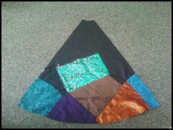 miss wilde 39 s sewing blog crazy quilt progress and a crazy for christmas flannel panel