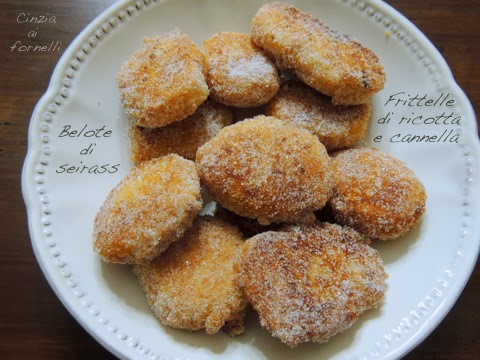 frittelle ricotta e cannella