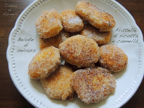 Frittelle ricotta e cannella 