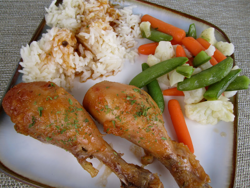 Stephanie Cooks Apricot Sriracha Chicken Legs