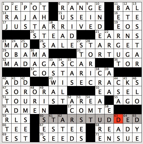 OOPS, sorry for the crossword blunder