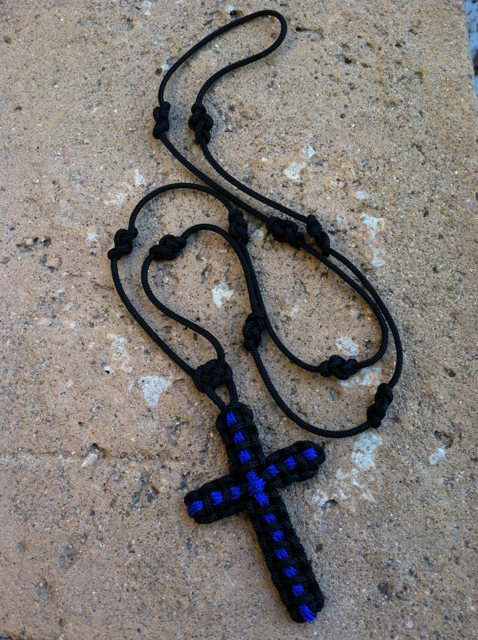 wearartbyjulie Micro Paracord Rosary with Beads and 550 Paracord Rosaries