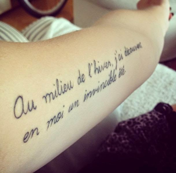 Au Milieu De L Hiver J Ai Decouvert En Moi Un Invincible Ete Peches Mignons
