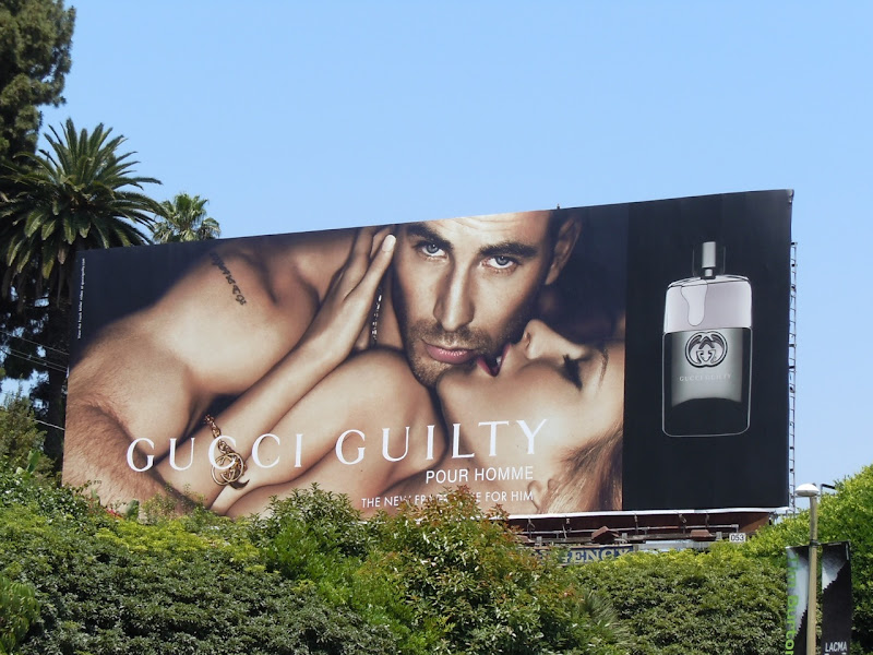 Gucci Guilty Chris Evans billboard