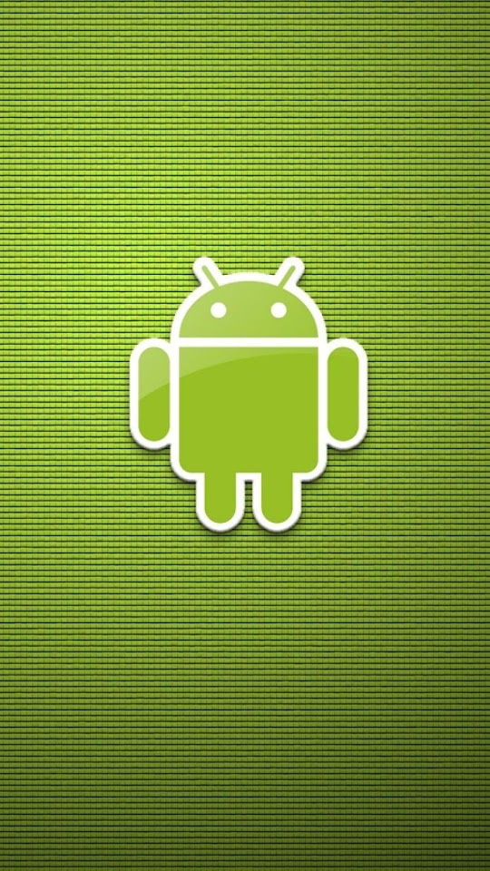 Android Sticker Logo Green Pattern Android Wallpaper