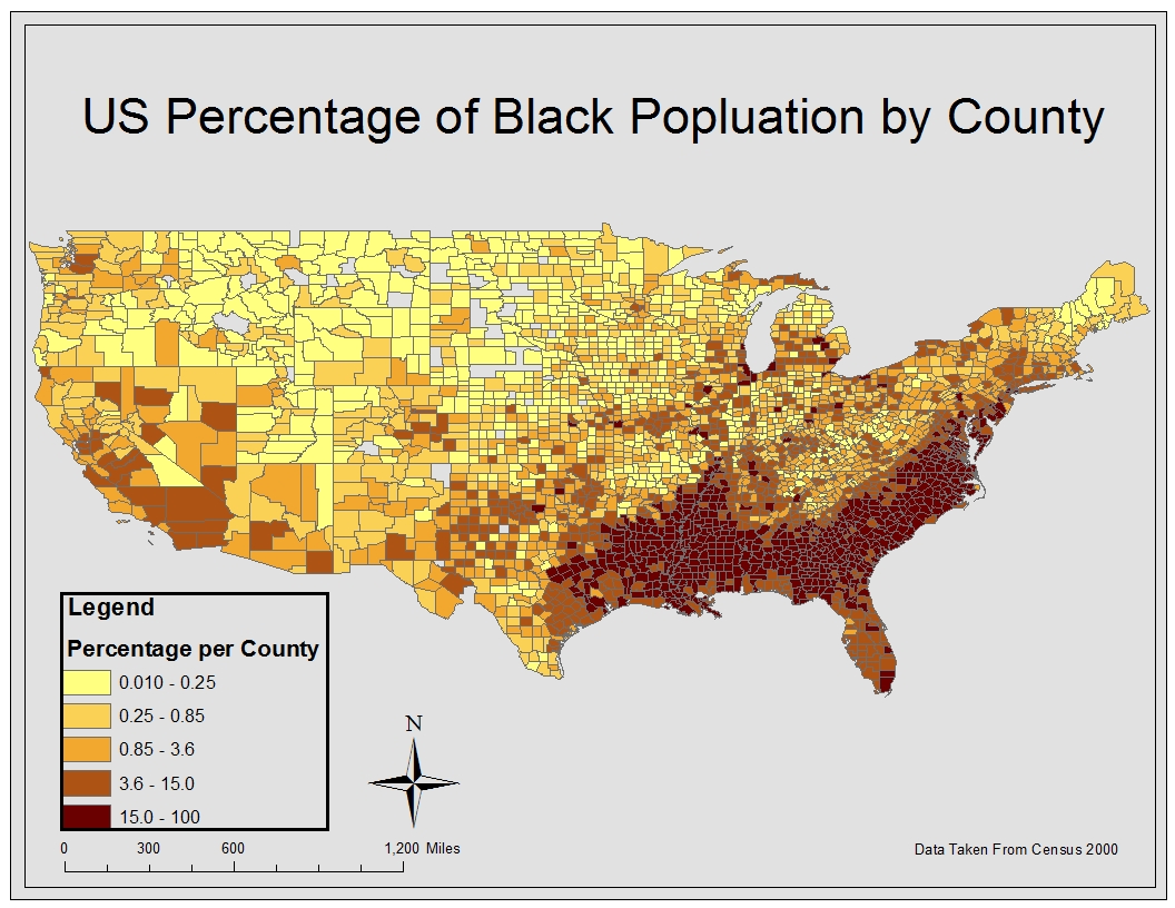 this map makes it clear that a large percent of the black population in the united states in located in the southeast in states such as georgia alabama this map makes it clear that a large percent of the black population in the united states in located in the southeast in states such as georgia alabama
