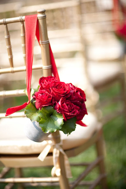 Rose Aisle Chair Decor Photo by Melanie Mauer via Style Me Pretty Rose Aisle Chair Decor Photo by Melanie Mauer via Style Me Pretty