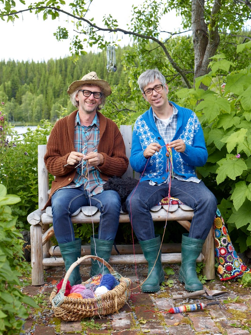After Hours... Arne & Carlos "Knit and Crochet Garden" new book on