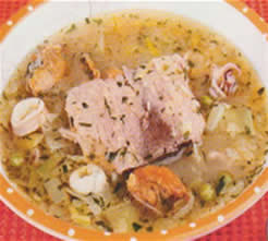 Cazuela de pescado y arvejas recetas