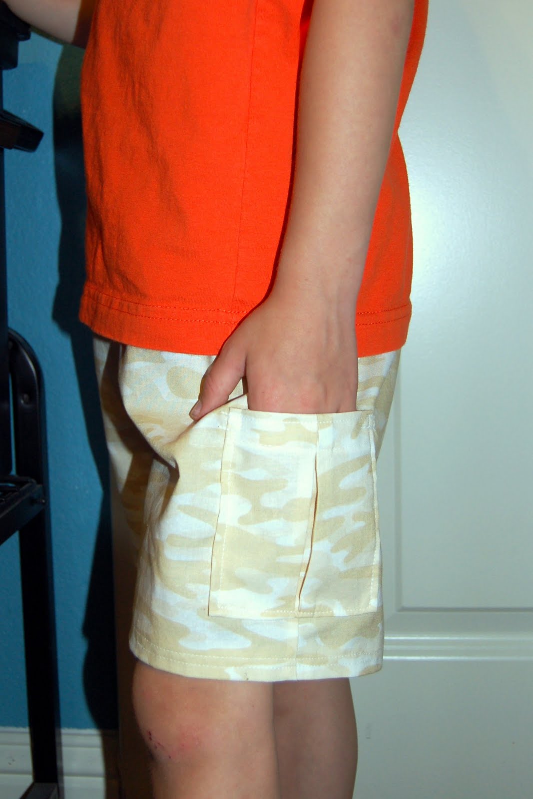 Adding Simple Cargostyle Pockets to Shorts Scattered Thoughts of a