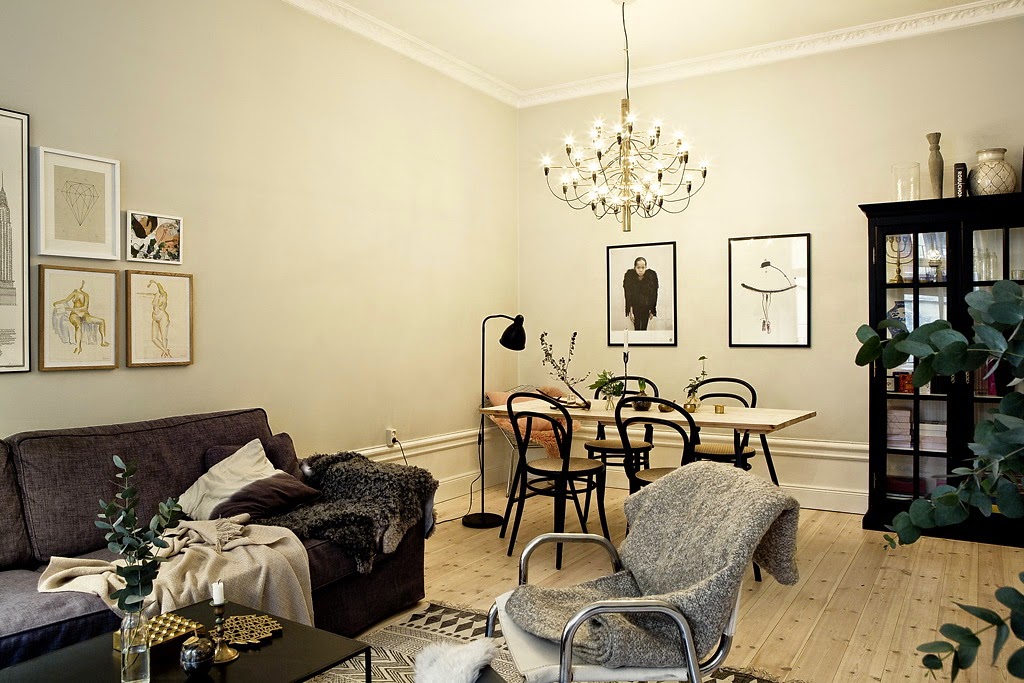 Inspiración Deco: Un piso escandinavo de 62m cuadrados muy bien