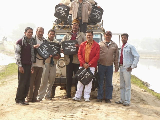 Bihar Bhakti Andolan with Koshi Flood Victims in 2008