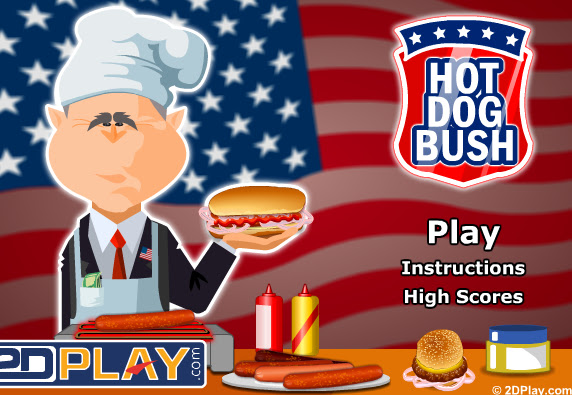 George W Bush Hot Dog Game George W Bush Hot Dog Game