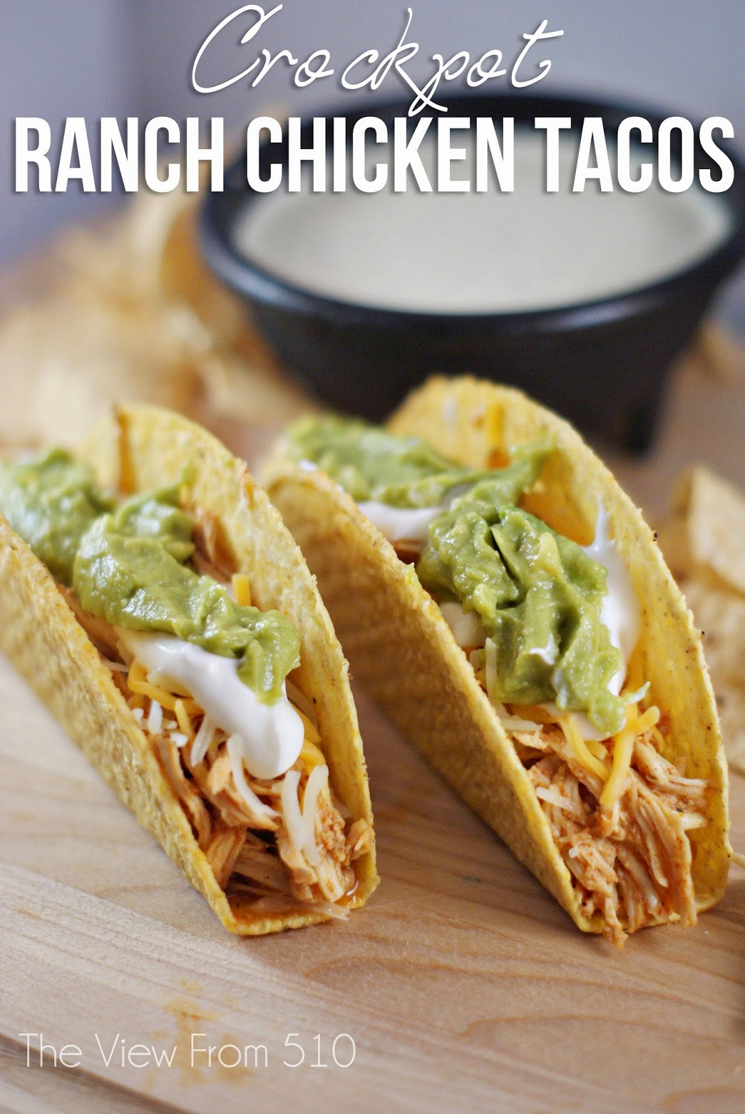 Crockpot Ranch Chicken Tacos Recipe Wholehearted Finishing