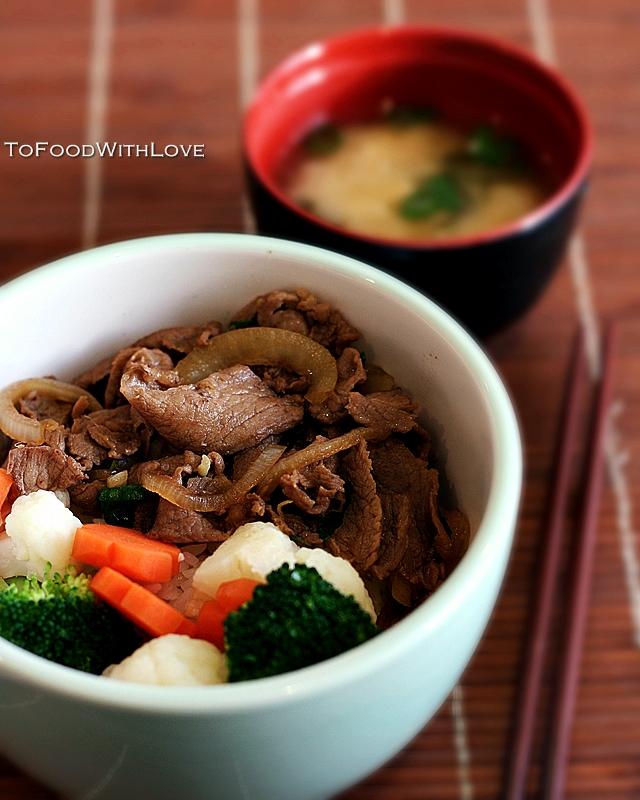 To Food with Love: Gyudon (Beef Bowl)