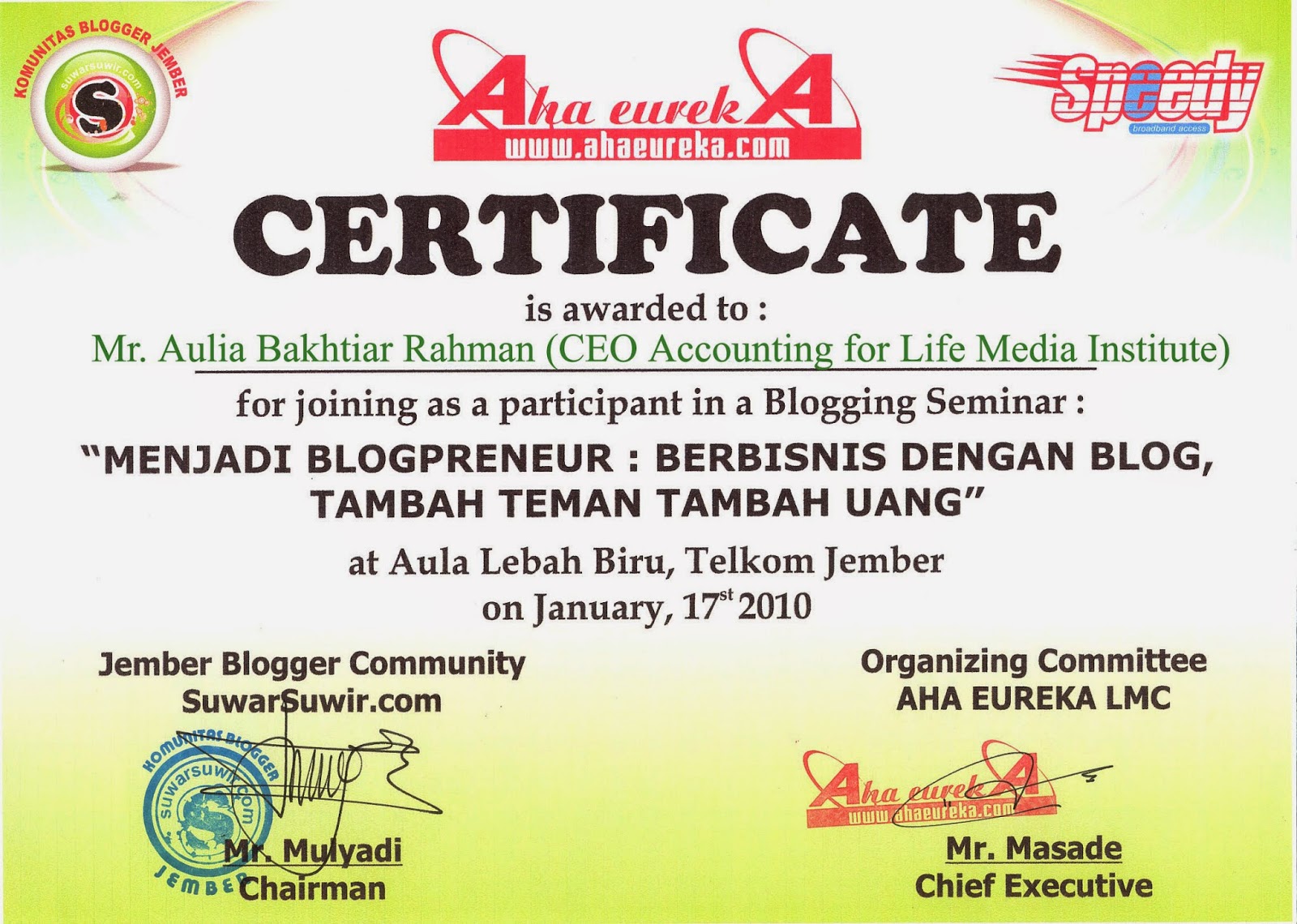 7313 KUMPULAN CONTOH SERTIFIKAT