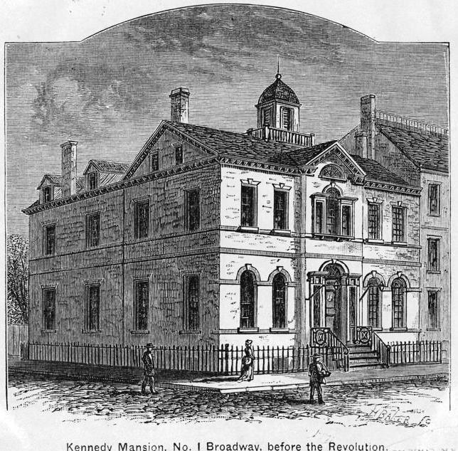 Daytonian in Manhattan The Lost 1745 Kennedy House No 1 Broadway