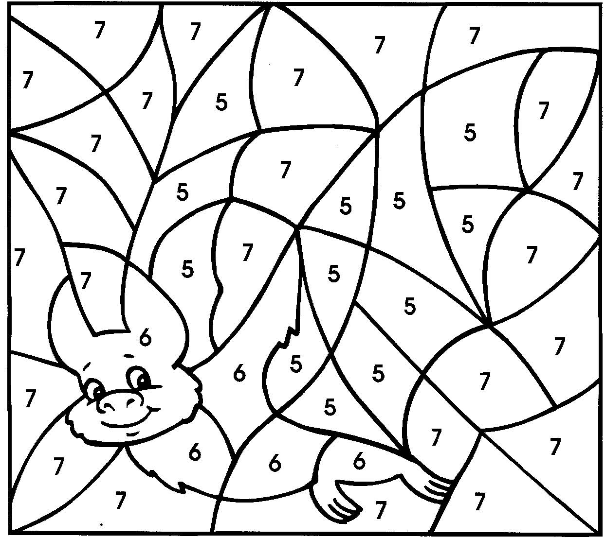 Coloriage   imprimer Lapin Familiscope