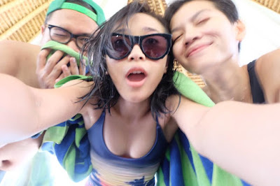 Kumpulan Foto Keseruan Penyanyi Cantik & Sexy Rinni Wulandari di Bali