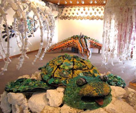 washed ashore art project