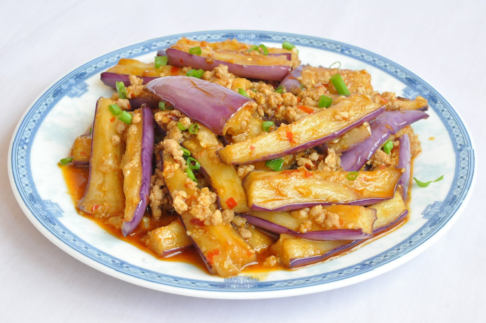 Veronica's Kitchen Stirfried Eggplant with Chilli Bean Paste 鱼香茄子