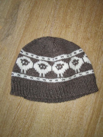 Alpaca Wool Blend Sheep Beanie