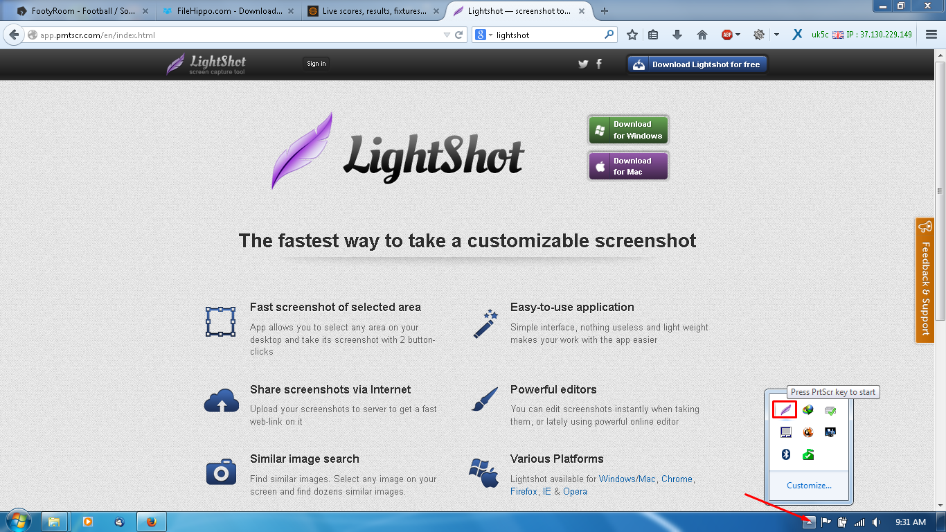 lightshot screenshot location
