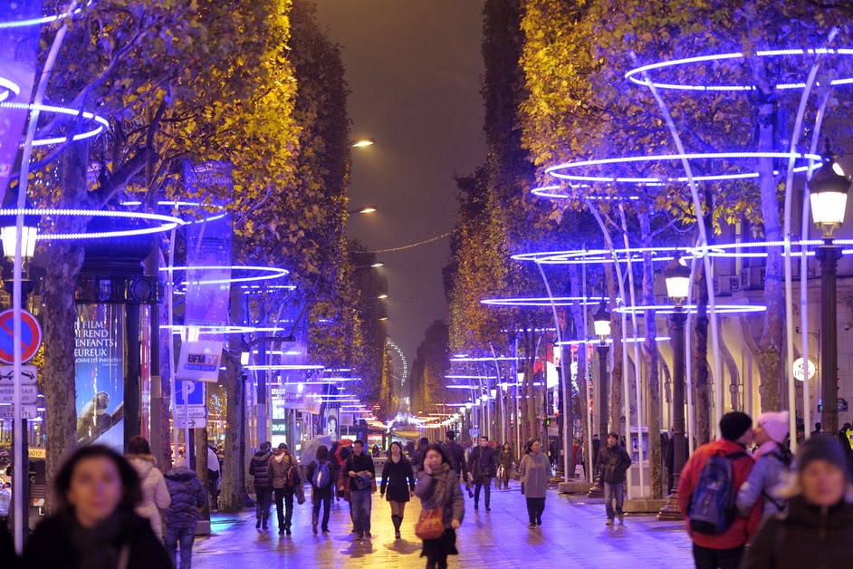 Les illuminations de Noël à Paris