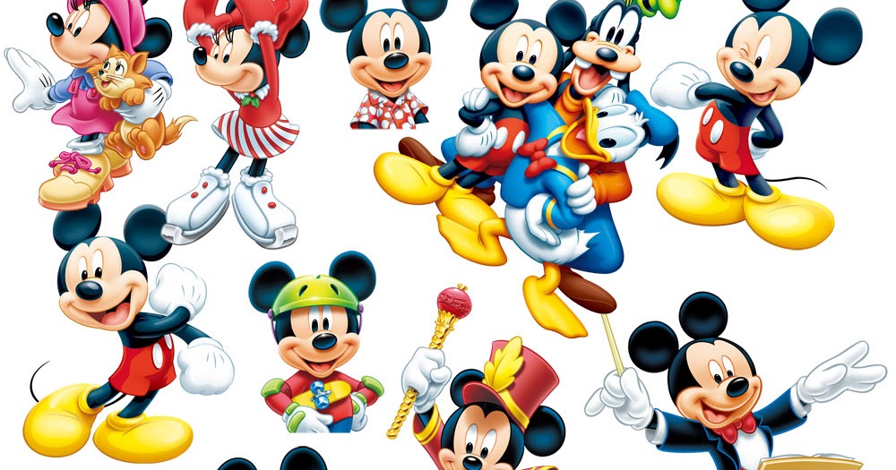 MICKEY MOUSE VARIOS PSD MARCOS INFANTILES