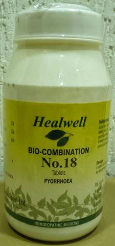 Healwell Bio-Combination No. 18 (PYORRHOEA) bio-combination no 18 pyorrhoea