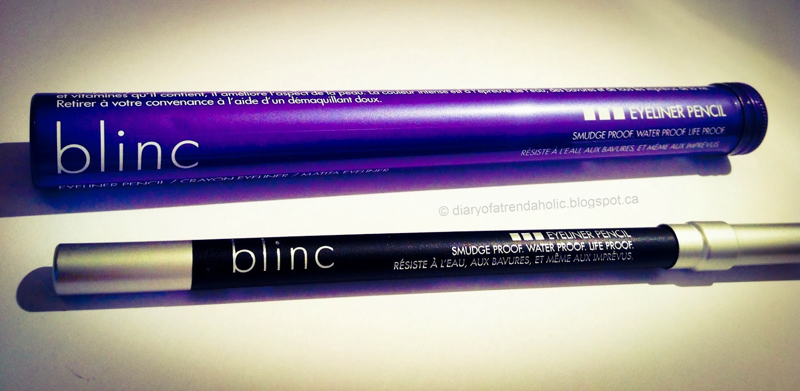 Diary of a Trendaholic Blinc Eyeliner Pencil and Eye Shadow Primer Review