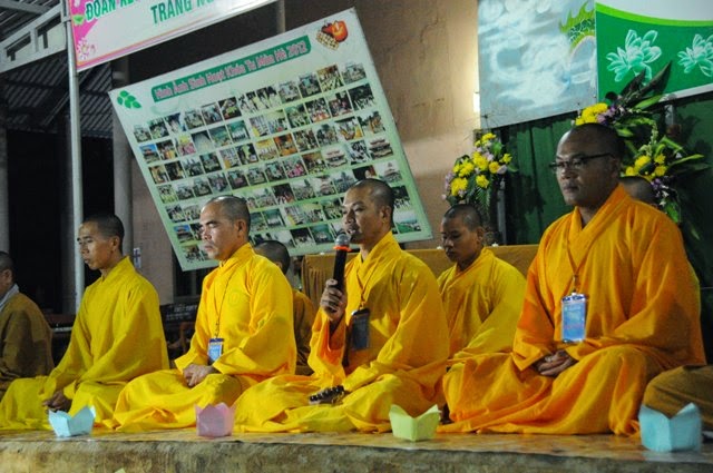 chùa hoa khai,khóa tu mùa hè,đăk nông,thắp nến,tri ân