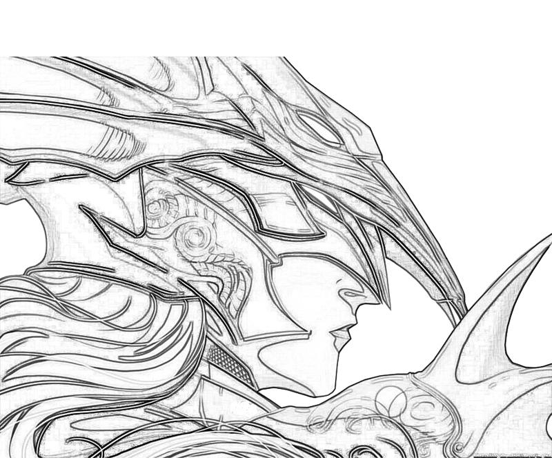 Kain Highwind Look Coloring Pages kain-highwind-look-coloring-pages
